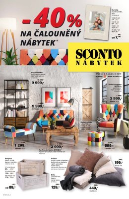 akční leták Sconto nábytek 4.9.2019-24.9.2019