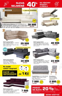 akční leták Jena nábytek 16.9.2019-13.10.2019
