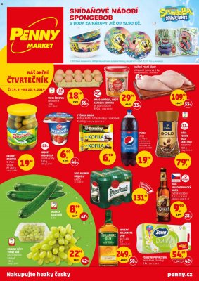 akční leták Penny Market 19.9.2019-22.9.2019