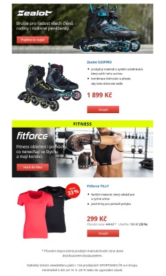 akční leták Sportisimo 19.9.2019-24.9.2019