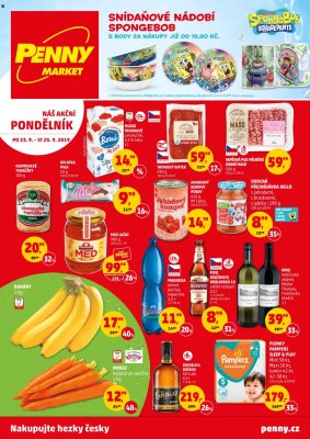 akční leták Penny Market 23.9.2019-25.9.2019