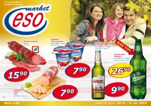 akční leták ESO MARKET 25.9.2019-6.10.2019