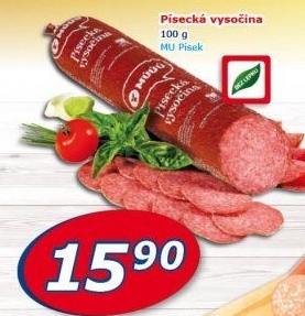 Salám Vysočina písecká Maso uzeniny Písek
