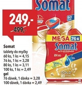 Gel do myčky Gold Somat