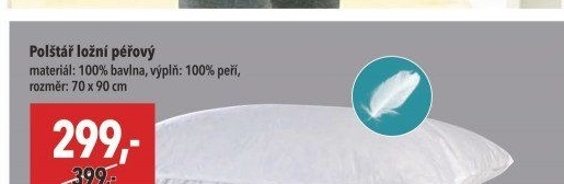 Péřový polštář