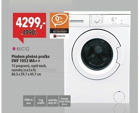 Pračka EWF 1053 ECG