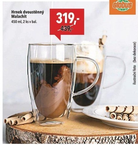 Termo skleněný hrnek