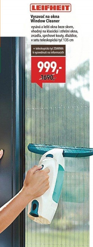 Vysavač na okna Window Cleaner Leifheit