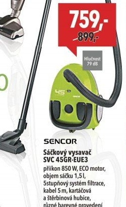 Vysavač Sencor SVC 45GR-EUE3