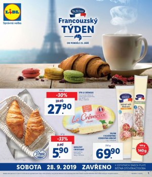 akční leták Lidl 23.9.2019-29.9.2019