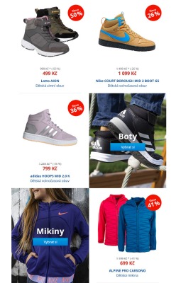 akční leták Sportisimo 26.9.2019-1.10.2019