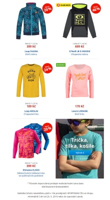 akční leták Sportisimo 26.9.2019-1.10.2019