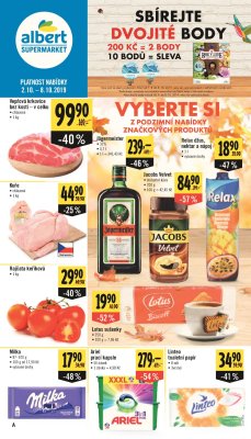akční leták Albert 2.10.2019-8.10.2019
