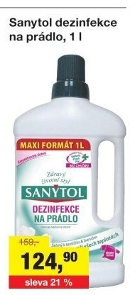 Dezinfekční čistič na prádlo Sanytol
