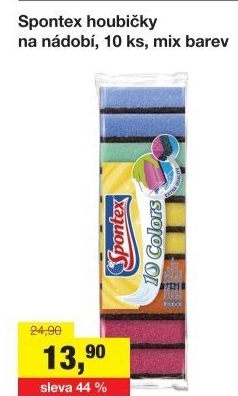 Houbička na nádobí Spontex