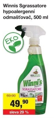 Odmašťovač Sgrassatore Winni'