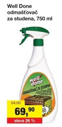 Odmašťovač Well Done