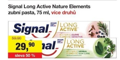 Pasta na zuby Nature Elements Long Active Signal