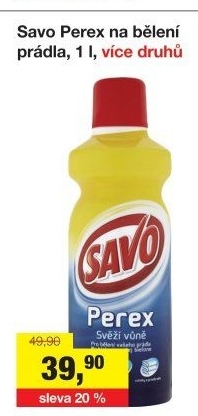 Prací prostředek Perex Savo