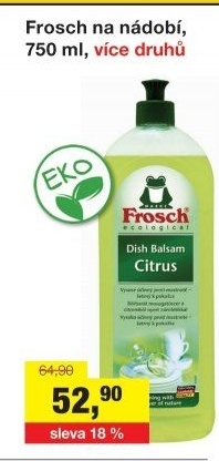 Prostředek na nádobí Frosch