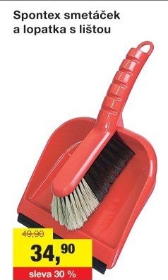 Smetáček a lopatka Spontex