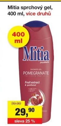 Sprchový gel Mitia