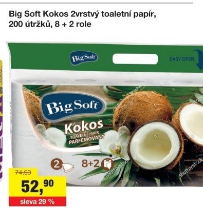 Toaletní papír 2vrstvý Big Soft