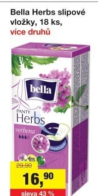 Vložky dámské slipové Panty Herbs Bella