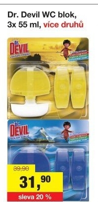 WC blok gelový Dr. Devil