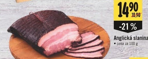 Anglická slanina Pejskar