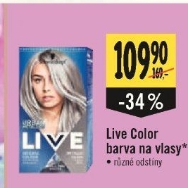 Barva na vlasy Live Schwarzkopf