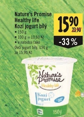 Bílý jogurt ovčí Healthy life Nature'