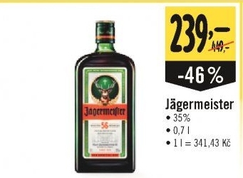 Bylinný likér Jägermeister