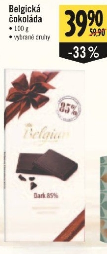 Čokoláda Belgian