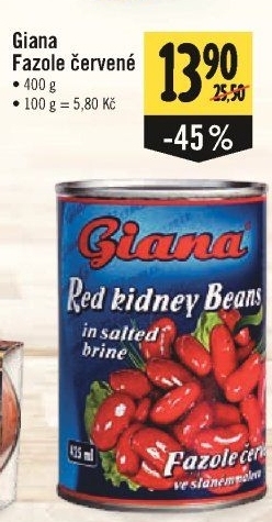 Fazole červené Giana
