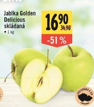 Jablka Golden Delicious