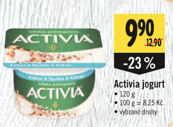 Jogurt ochucený Activia Danone