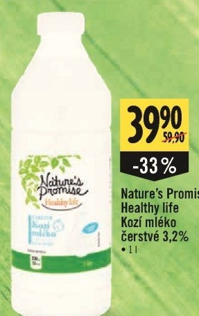 Kozí mléko čerstvé Healthy life Nature'