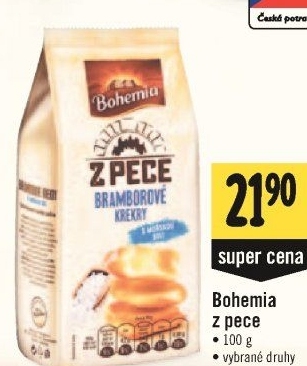 Krekry Z pece Bohemia Chips
