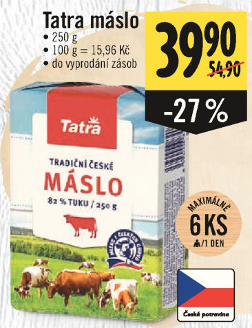 Máslo Tatra