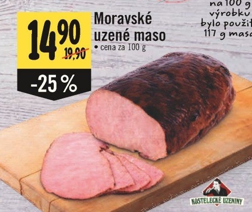 Moravské maso uzené Kostelecké uzeniny