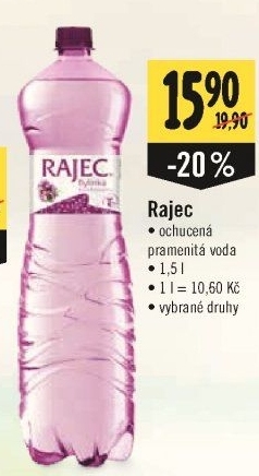 Ochucená voda Rajec