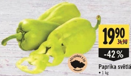 Paprika světlá