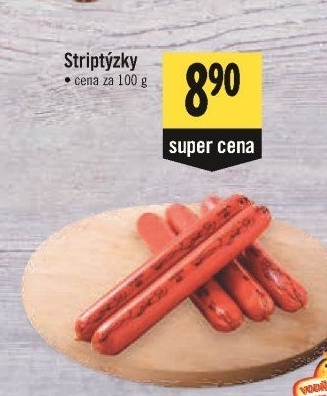 Párky kuřecí striptýzky Vodňanské kuře