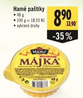 Paštiky Hamé
