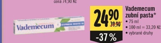 Pasty na zuby Vademecum