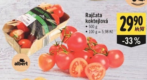 Rajčata koktejlová Albert
