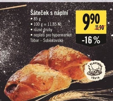 Šáteček s náplní