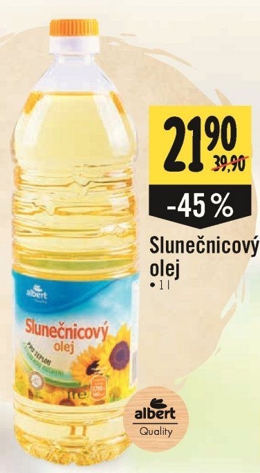 Slunečnicový olej Albert Quality