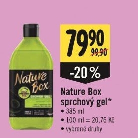 Sprchový gel Nature box
